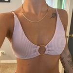 SheIn Rib Ring Linked Bikini Top Photo 1