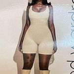 Naked Wardrobe  NWT lime green white swirl cutout mini dress women’s size XL Photo 4