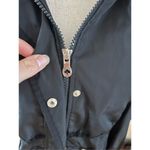 Kate Spade  black raincoat size xs with a hoodie Photo 1