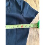 Liz Claiborne Little Black Dress Office Wear Vintage Short Sleeve Square Neck Photo 7