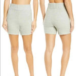 SKIMS  Cozy Boucle Knitted Fleece Shorts in‎ Aqua Pale Green Size Small/Medium Photo 1