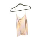 Vince Camisole Top Rainbow Pastel Satin Spaghetti Strap Photo 4