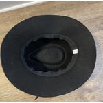 Target  Fedora Black Wool Hat Cowgirl Boho Versatile Women’s One Size Photo 2