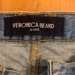 Veronica Beard  Taylor Wide Leg Crop High Rise Raw Hem Jeans Size 27 Photo 1