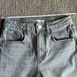 ZARA Distressed Mom Jeans Grey Wash Size 2 Photo 3