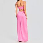 Retrofête  Rosa Corset Dress Hyper Pink Women’s Sz L Photo 4