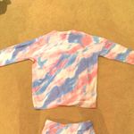 Tie dye shorts and sweater set Pink Size M Photo 1