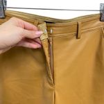 Nordstrom Halogen Faux Leather Pants In Desert Camel Tan Cognac Photo 5