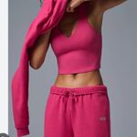 Alo Yoga  Real Bra Tank Hot Pink Size Small Photo 1