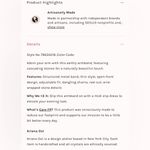 NWOT Free People Ariana Ost Dripping Stones Armband (Rare) Gold Photo 2