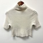 Free People ‎ Carly Swit Cropped Sweater Cream Size M Photo 5