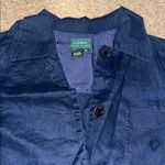 Ralph Lauren Lauren Linen Button Front Shirt Jacket Lightweight Navy Blue 1X Photo 2