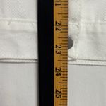 White Demin Jacket Womens L 3/4 Sleeve Y2K Preppy Trucker Size L Photo 8