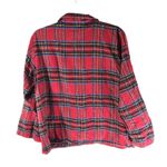 The Vermont Country Store Womens Plaid Red Flannel Shirt Pajama Top Size M Size M Photo 1