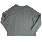 Bimba Y Lola Gray Green Leopard Graphic Crop Long Sleeve Sweatshirt Top Size S Photo 1