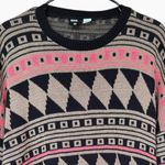 BDG Urban Outfitters  Aztec Print Oversized‎ Sweater Sz XS Photo 2
