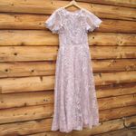 Mac Duggal 50665 Womens Embroidered High Neck Cap Sleeve A Line Gown Photo 6