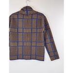 Anthropologi NVLT Womens Brown Blazer Knit Relaxed Houndstooth Long Sleeve 2XS Size XXS Photo 9