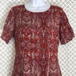 Forever 21 Forever‎ 21 flared burgundy rust orange dress Photo 1