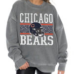 NFL Chicago Bears Women's Gameday Couture Gray Crew Neck Sweater in Size Large Photo 0