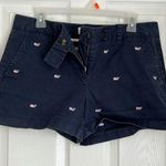 Vineyard Vines Navy Blue Shorts, Pink Whale Print, Sz 10 Photo 0