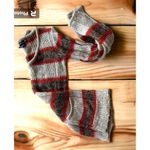 Ashley by 26 International striped sweater dress Sz M Artsy Festive Fall… Photo 10