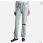 Abercrombie & Fitch Abercrombie  The Ultra High Rise 90s Straight Jean Sz 8L fall denim casual $109 Photo 2