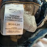 Silver Jeans  Co. Tuesday Capri Women's W30 Blue Low Rise Denim Jeans 30x25.5 Photo 5
