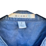 Miami  women's small denim blouse with adjustable arms Photo 2