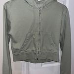 Brandy Melville Cropped Zip Up Photo 0