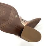 Vince Camuto Gigietta Python Snakeskin Slip On Cutout Ankle Boot In Spiced Sand Photo 6