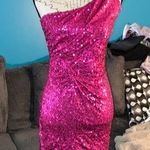 As You Wish As U Wish One Shoulder Sequin Dress, Small Photo 0