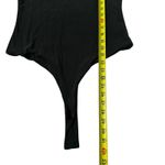 Gianni Bini Black Deep V-neck Bodysuit Women's Top Size Medium | 45-47-3 Photo 5