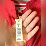 Max Studio NEW Women's Tiered Crepe Maxi Dress Washed Red Size Small Photo 3