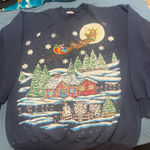 Hanes Vintage Christmas Sweatshirt Photo 0