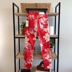7 For All Mankind NWT  The High Waist Ankle Skinny Floral Print Jeans, 26 Photo 3