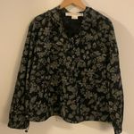 Treasure & Bond  Floral Half Zip Popover Utility Hooded Jacket! Photo 0