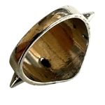 Punk Skull Spike Ring, Silver Photo 9