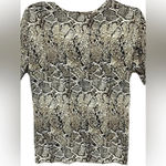 Tess snake print top, size large. Photo 1