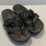 Alegria women’s metallic sandals, size 10 Photo 0