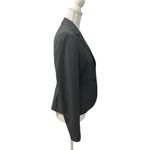 Calvin Klein  Dark Gray Fully Lined 2 Button Crop Blazer Academia Career Wear 6 Photo 3