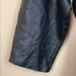 Jacqueline Ferrar VTG 90s Women’s Lambskin Leather Black 7/8 Sleeve Belt Jacket Photo 3