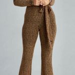 Jainmy Martinez NWT Brown Metallic Deep V-Neck Photo 0