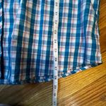 Bit & Bridle Teal Plaid Western Shirt Pearl Snap Pearl Snap Pockets Women XL Photo 8