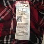 Guess  Red Plaid Floral Embroidered Flannel Button Down Shirt Y2K Grunge Size M Photo 6