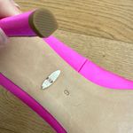 Badgley Mischka  - Cher Crystal Embellished Satin Pumps in Hot Pink & Silver Photo 9