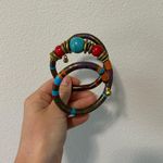 Fashion Turquoise Bracelets & Bangles Stone Inlay Roundness Bead Adjustable Multiple Photo 0