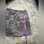 Hollister  grey camo pencil snap button skirt sz 00/23 Photo 5