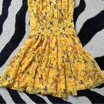 ALC Frank A.L.C. Floral silk mini dress Photo 12