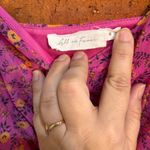 All in Favor  womens floral ruched mini sundress with spaghetti straps pink M Photo 5